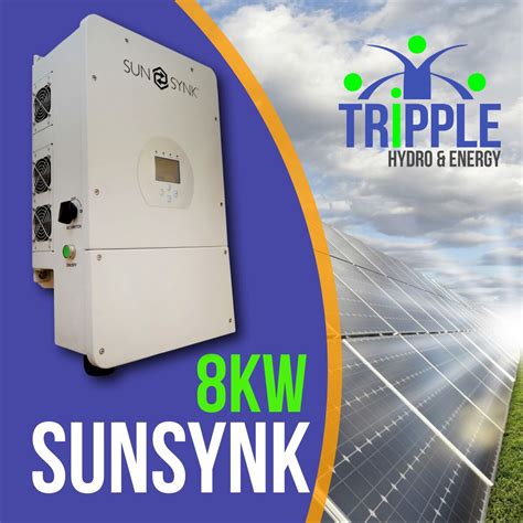 SunSynk 8KW Inverter 8 8 KW Hybrid Solar Inverter Grid Tied Solar