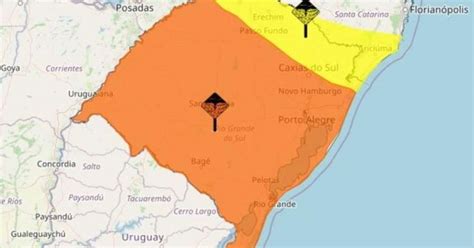 Inmet Emite Dois Alertas De Tempestades Para O Rs