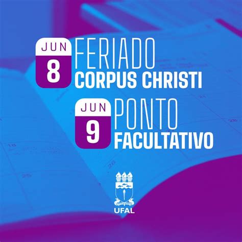 Ufal Ter Ponto Facultativo No Dia De Junho Em Todos Os Campi Not Cias