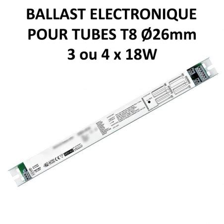 Ballast Pour Ou Tubes Fluorescents W