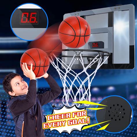 Mini Aro De Baloncesto Con Anotador Electr Nico Para Ni Os Y Adultos