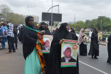 Shittes Celebrate El Zakzakys Birthday Stage Protest In Abuja Demand