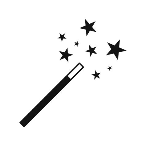 Premium Vector Magic Wand Stars Icon Isolated Vector Illustration