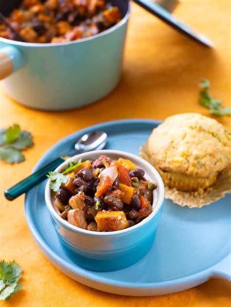 Quick Black Bean And Sweet Potato Chili The Vegan Atlas