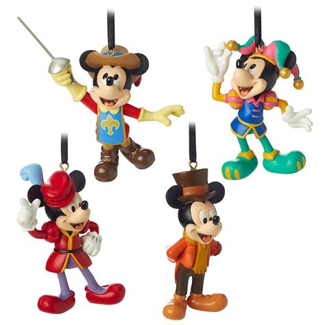 Mickey Mouse Through The Years Mini Ornament Set 3 ShopDisney