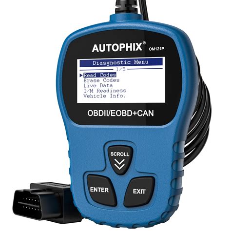 AUTOPHIX OM121P Universal OBD Code Reader OBD2 Scanner Check Engine