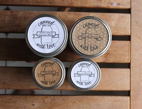 Ladyface Blog: Printable Canning Jar Labels