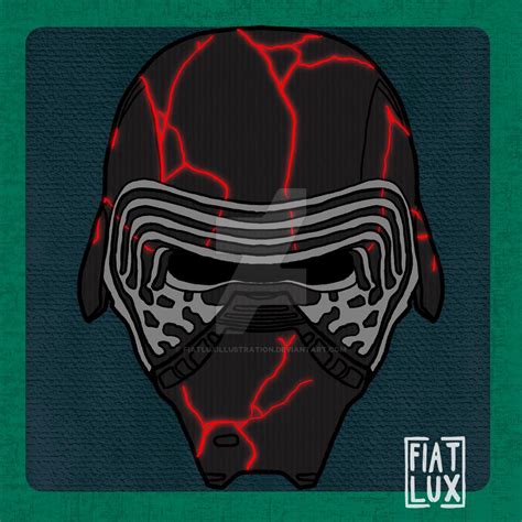 Star Wars Helmets Kylo Ren Cracked By Fiatluxillustration On Deviantart