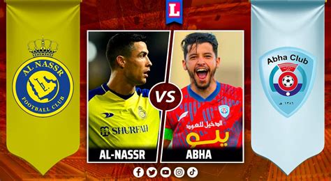 Al Nassr Vs Abha EN VIVO Por Copa Del Rey De Campeones Partido Minuto