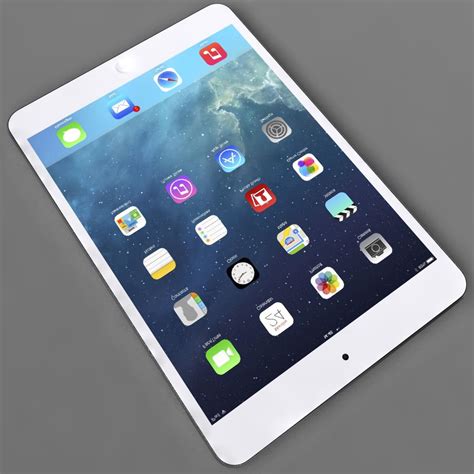 Apple Ipad Air Mini Gris Y Blanco Modelo D Max Ds Fbx