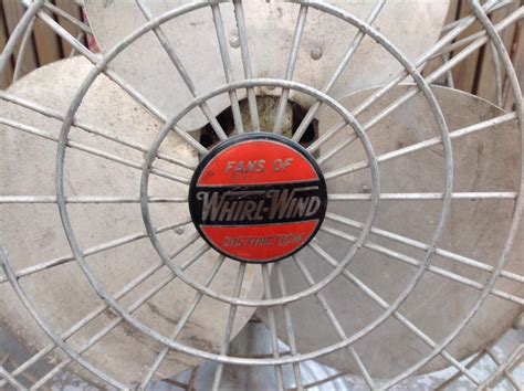 Vintage Whirlwind Fan Of Distinction Aluminum Base 24 Diameter