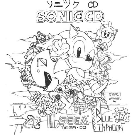 Sonic CD Artwork by BlueTyphoon17 on DeviantArt