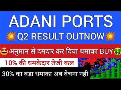 Adani Ports Share Price Target Adani Ports Q2 RESULT Adani Ports