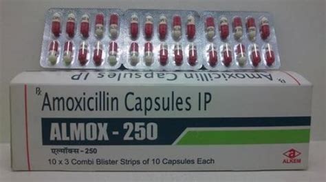 Almox 500 Capsule (Amoxicillin 500mg), Packaging Type: Blister, Rs 65 ...