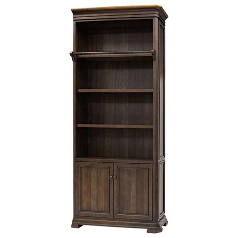 Wycliff Bay Sonoma Right Side Executive Bookcase In Dark Roast NFM