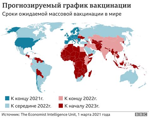 Как идет вакцинация в различных странах мира Интерактивная карта Bbc News Русская служба