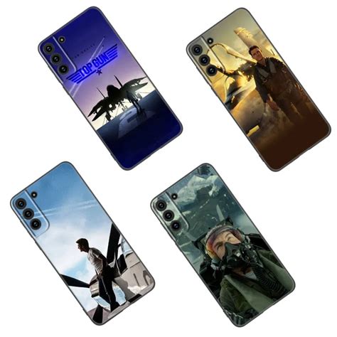 Top Gun Maverick Coque De T L Phone En TPU Souple Couverture Noire Pour