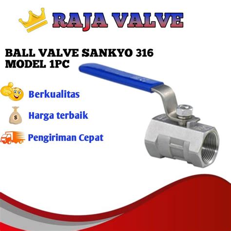 Jual Ball Valve Sankyo Inch Shopee Indonesia