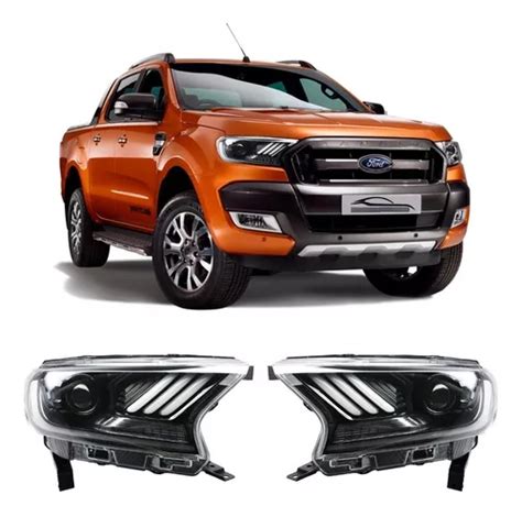 Par Farol Ranger Modelo Raptor Mustang Drl 2017 A 2019