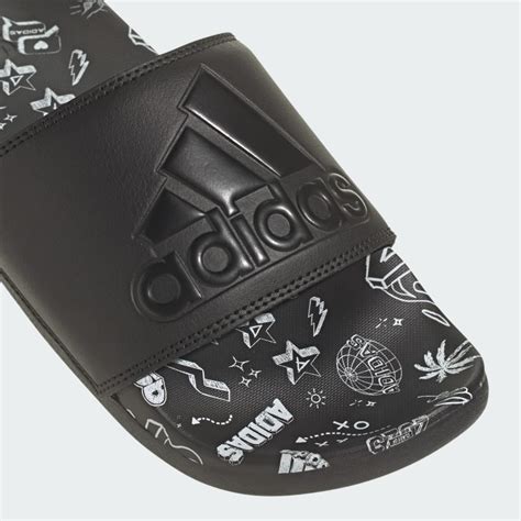 Adidas Adilette Comfort Sandals Black Adidas Lk