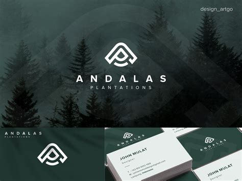 Andalas Plantations Ap Logo By Designartgo On Dribbble