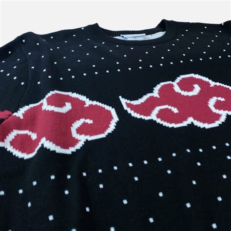 Naruto Shippuden Akatsuki Cloud Holiday Sweater Crunchyroll