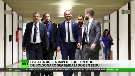 La Fiscalía De Brasil Busca Impedir Que Un Hijo De Bolsonaro Sea El