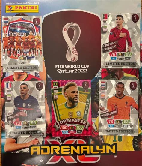 PANINI ADRENALYN XL Coppa Del Mondo FIFA Qatar 2022 Edizione Limitata