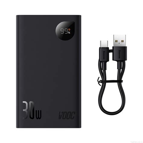 Baseus Powerbank Mah X Usb Usb C Vooc W