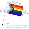 Amazon 25 Pcs Pride Flag Progress LGBTQ Accessories Gay LGBT Classic Rainbow Pride Flags