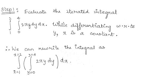 Answered Evaluating Iterated Integrals In Bartleby