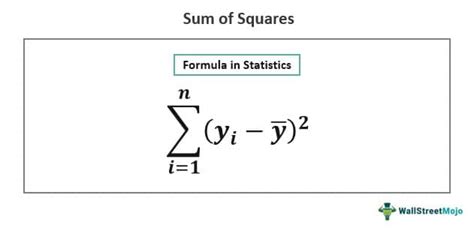 Sum Of Squares Definition Formula Calculation Examples