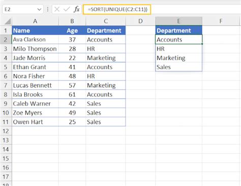 How To Use Excel Sort And Sortby Functions Goskills