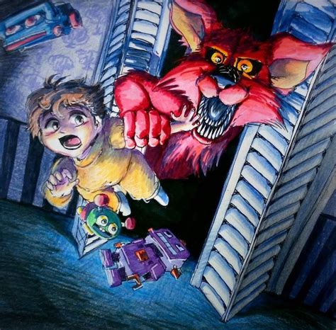 Play With Me Nightmare Foxy Fnaf 4 By Mizuki T On