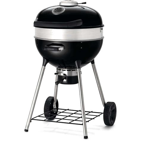 Napoleon Pro Inch Charcoal Kettle Grill Black Pro K Leg Bbqguys