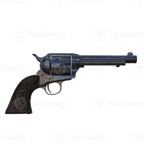 a revolver gun on a transparent background 29110625 PNG