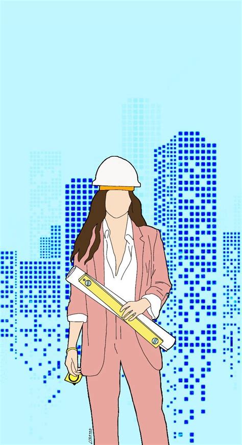 Woman Engineer Wallpaper Engineer Cartoon Future Wallpaper Learn To