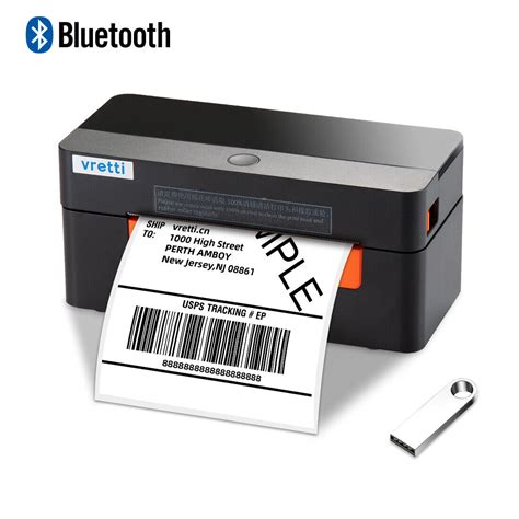 VRETTI 4x6 Wireless Bluetooth Thermal Shipping Label Printer For Smart