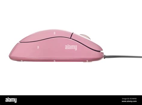 Pink Computer Mouse Stock Photo - Alamy