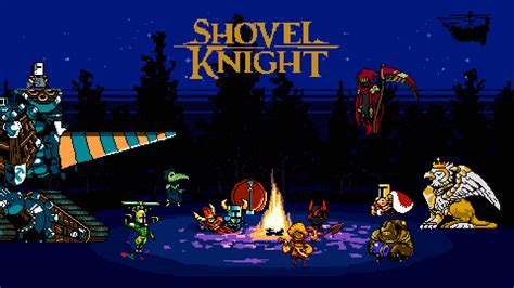 Download Shovel Knight Retro Pixel Art Wallpaper