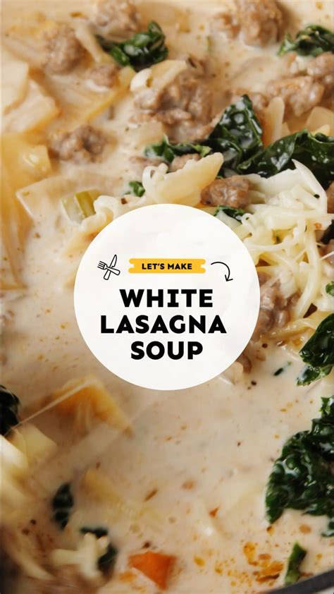 White Lasagna Soup Recipe The Cookie Rookie Lasagna Soup Recipe