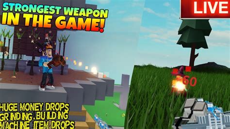 🔴new Strongest Weapon Roblox Island Giveaways Stream New Setup Youtube