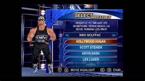 Wcw Mayhem Hulk Hogan Vs Randy Savage Playstation 1 Psx N64 Gameplay