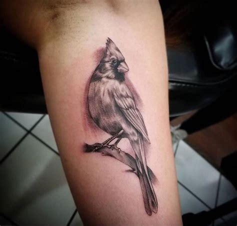 Share Black And White Cardinal Tattoo Latest In Cdgdbentre