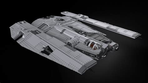 LEGO Star Wars MOCAndor Luthen S Fondor Haulcraft Spaceship YouTube