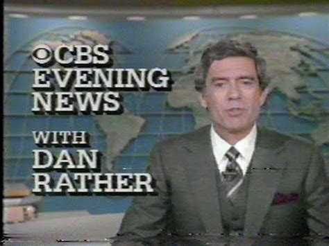 Cbs Evening News Dan Rather Jan Wtol Youtube