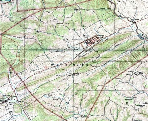 Snyder County Pennsylvania Township Maps