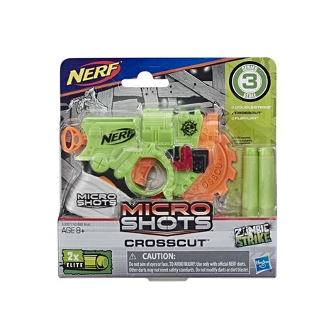 Hasbro Nerf Microshots Zombie Strike Crosscut E0489 E3001 Toys Shop Gr