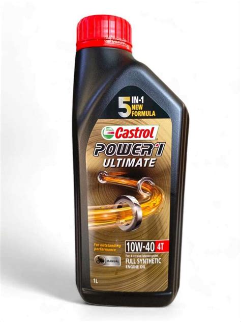 Jual Oli Pelumas Mesin Motor POWER1 Ultimate 4T Castrol 10W 40 1 Liter