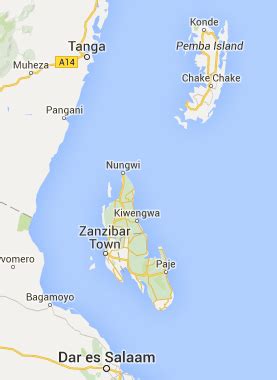 Kiwengwa Zanzibar Map - My Maps